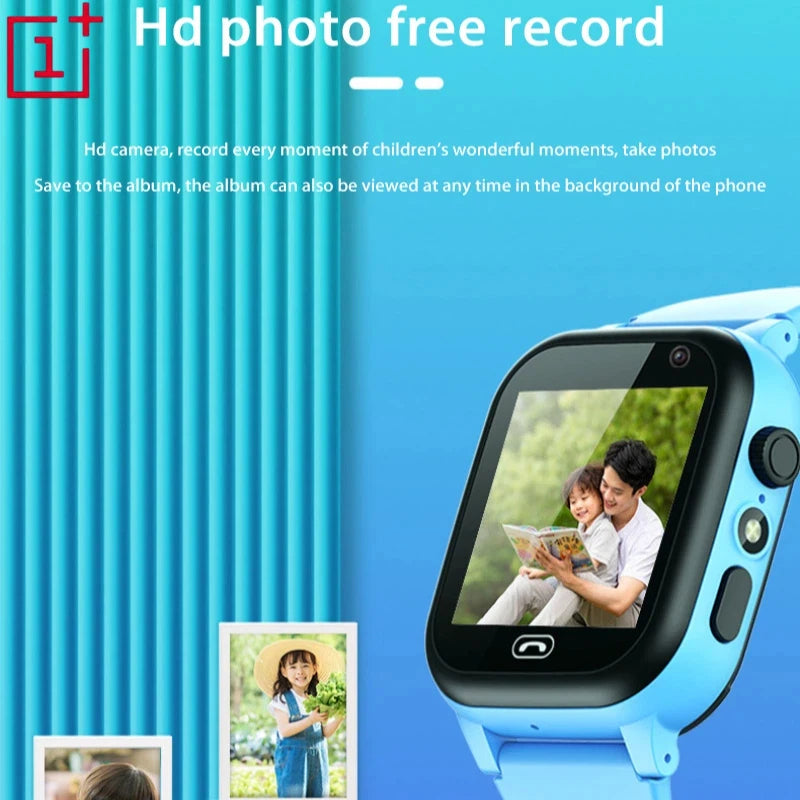 ONEPLUS Kids Smartwatch 2G Electronic Watch SOS Wifi GPS Location Video Call Analogue Card Smartwatch Camera Waterproof School